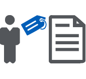 document management document data icon